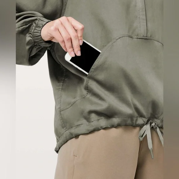 NWT Lululemon City Stroll Hoodie Grey Sage Size 8 - Picture 6 of 11